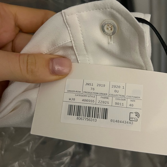 BRAND NEW GUCCI WHITE BLOUSE - Picture 6 of 7